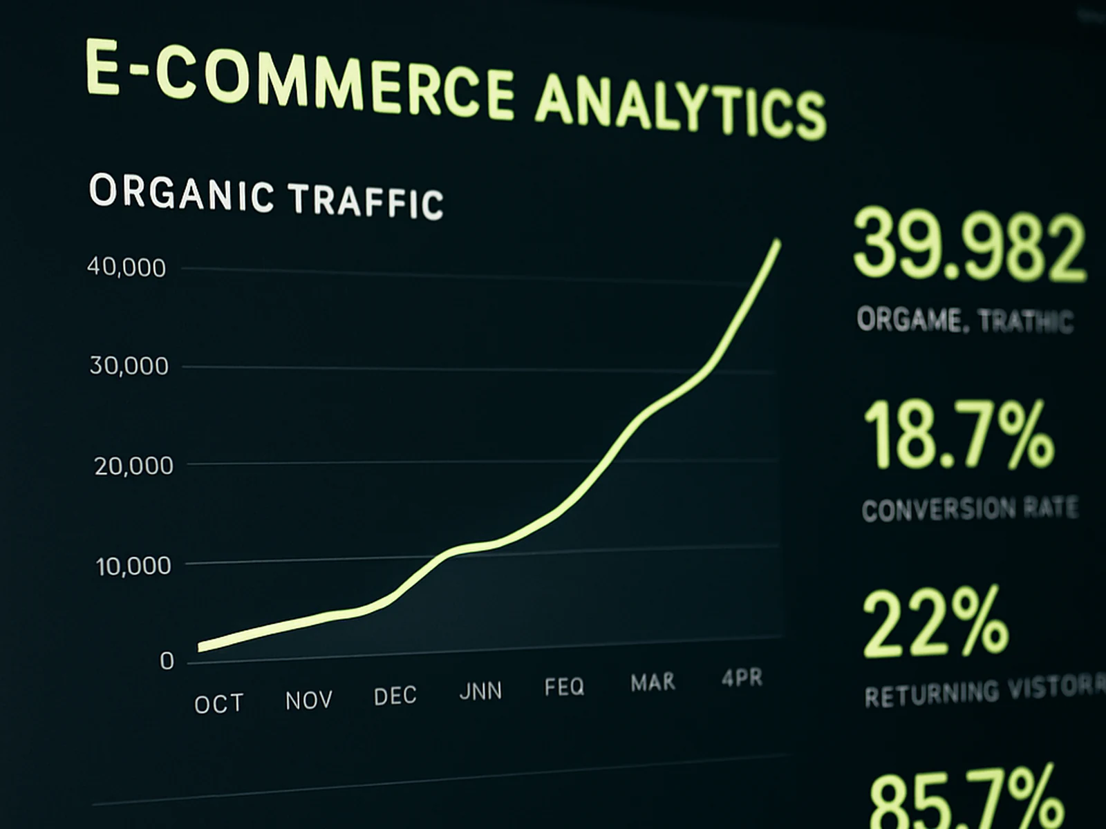 From 12,000 to 47,000 monthly organic sessions in 5 months